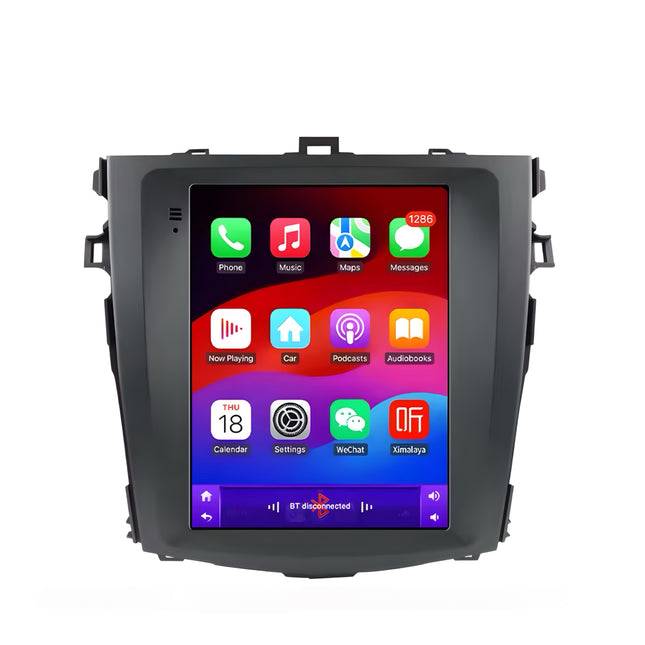 Multimedia Navigatie Toyota Corolla E140/150 2006-2013|DAB|Carplay Autoradio Beeldscherm 9 Inch - Audioplay