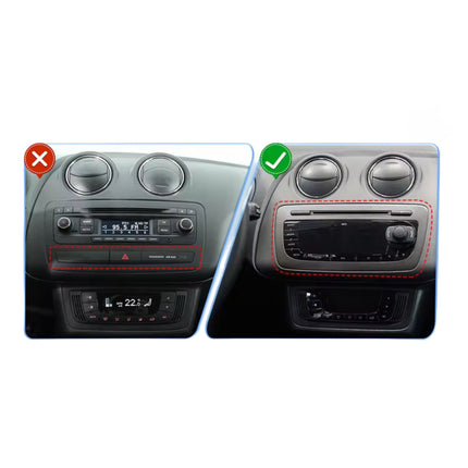 Multimedia Navigatie Seat ibiza 6j 2009-2013 |DAB |Carplay Autoradio Beeldscherm - Audioplay