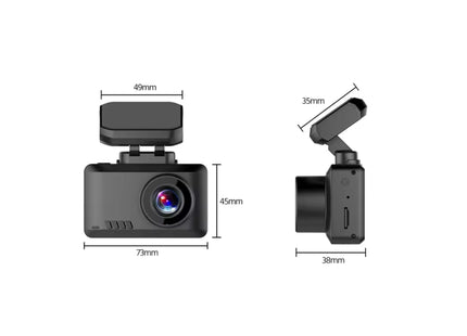 4K Dashcam Dual Lens Auto Camera |Videorecorder Nachtzicht Ingebouwde Gps Wi-Fi Ondersteuning 24 Uur opname