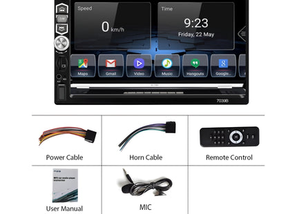 Multimedia Autoradio 1din Universeel | Bluetooth | Android Auto & Apple Carplay