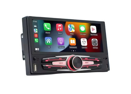 Universele Multimedia Autoradio 1 Din | Apple Carplay & Android Auto | Bluetooth Mirrorlink |FM Ontvanger