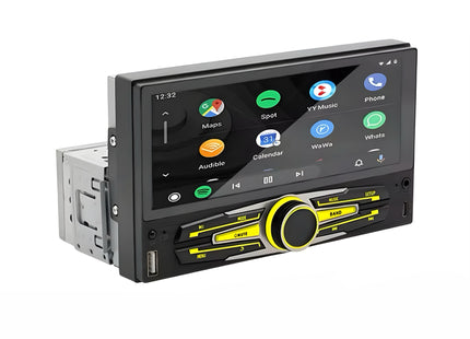 Universele Multimedia Autoradio 1 Din | Apple Carplay & Android Auto | Bluetooth Mirrorlink |FM Ontvanger