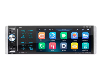 Universele Autoradio 1 Din |Bluetooth | Apple Carplay & Android Auto