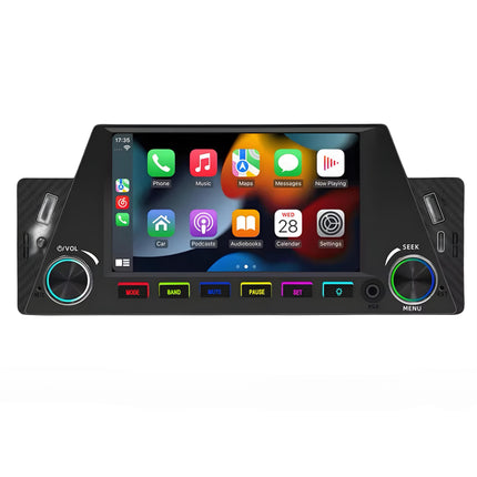 Universele Autoradio 1 Din | Apple Carplay & Android Auto | Multimedia Systeem - Audioplay