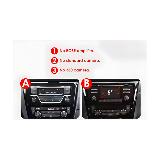 Multimedia Navigatie Nissan Qashqai 2 2013-2017 |DAB|Carplay Autoradio J11 X-Trail 3 Beeldscherm 10Inch - Audioplay
