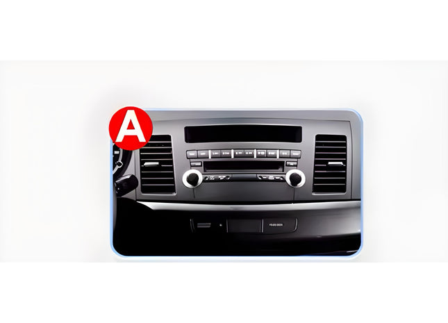 Multimedia Navigatie Mitsubishi Lancer 2007-2012|DAB|Bluetooth|4Core 32GB|Carplay Autoradio Beeldscherm - Audioplay