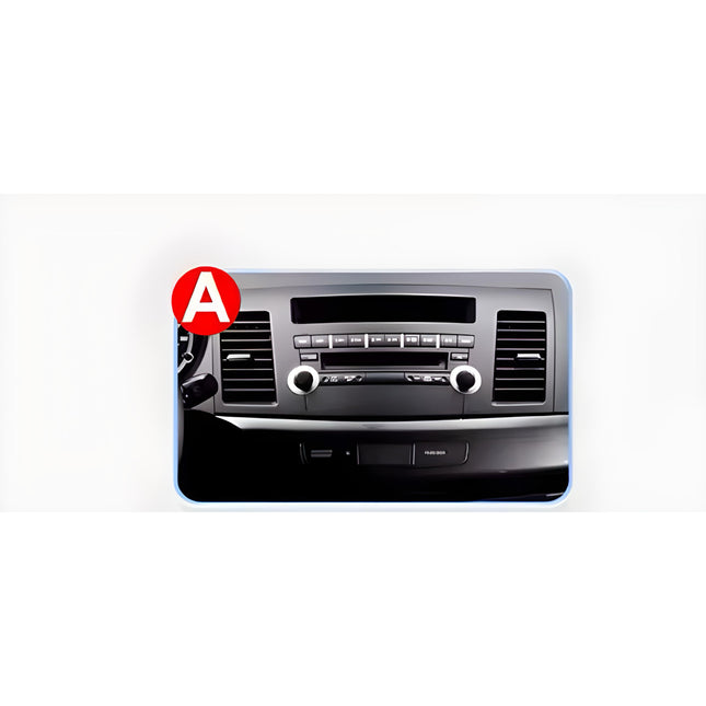 Multimedia Navigatie Mitsubishi Lancer 2007-2012|DAB|Bluetooth|4Core 32GB|Carplay Autoradio Beeldscherm - Audioplay