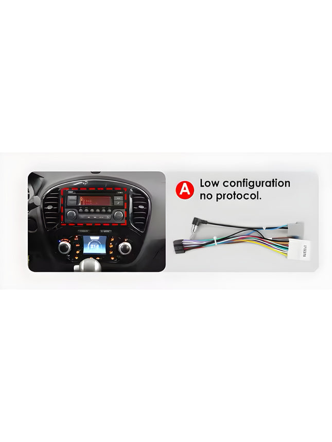 Multimedia Navigatie Nissan Juke 2010 -2014 |DAB|Carplay Autoradio Yf15 Beeldscherm  9 Inch