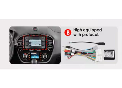 Multimedia Navigatie Nissan Juke 2010 -2014 |DAB|Carplay Autoradio Yf15 Beeldscherm  9 Inch