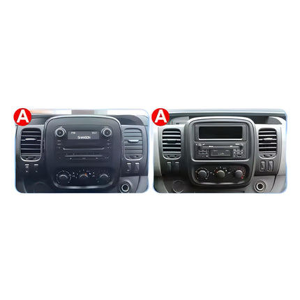 Multimedia Navigatie Renault Trafic 3 2014- 2021 |DAB|Carplay Autoradio Trafic 3 Beeldscherm 9 Inch - Audioplay