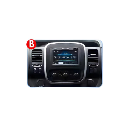 Multimedia Navigatie Renault Trafic 3 2014- 2021 |DAB|Carplay Autoradio Trafic 3 Beeldscherm 9 Inch - Audioplay