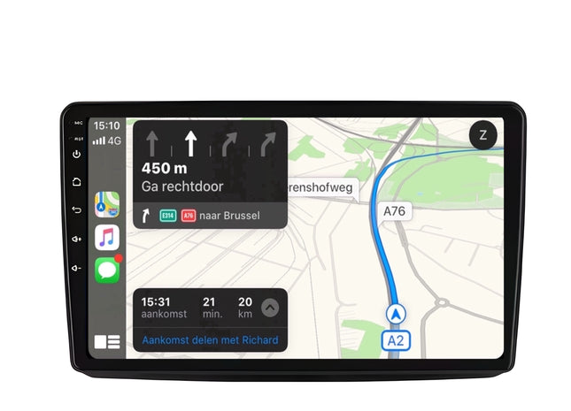 Multimedia Navigatie Fiat Panda 2013-2020|DAB|Bluetooth|4Core 32GB|Carplay Autoradio Beeldscherm - Audioplay