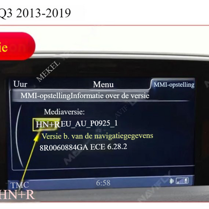 Multimedia Navigatie Audi Q3 2013 - 2019 | 10,25” touchscreen - Audioplay