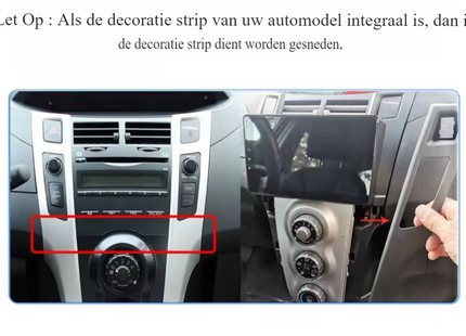 Multimedia Navigatie Toyota Yaris 2005 - 2013|DAB|Carplay Autoradio Navigatie 9 Inch