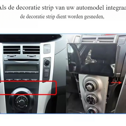 Multimedia Navigatie Toyota Yaris 2005 - 2013|DAB|Carplay Autoradio Navigatie 9 Inch - Audioplay